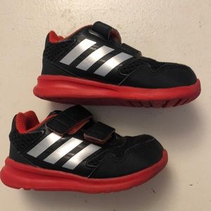 Adidas Toddler Boys 7k Black Red shoes